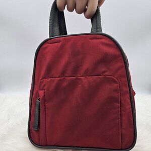 Prada   Red Nylon Sport Top Handle Bag